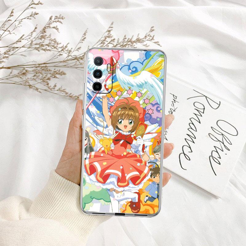 TR7 C-Cardcaptor S-Sakura Прозрачный чехол для телефона для Motorola Moto G7 G8 G9 G84 G85 G73 G24 G15 Z2 Play Power Plus