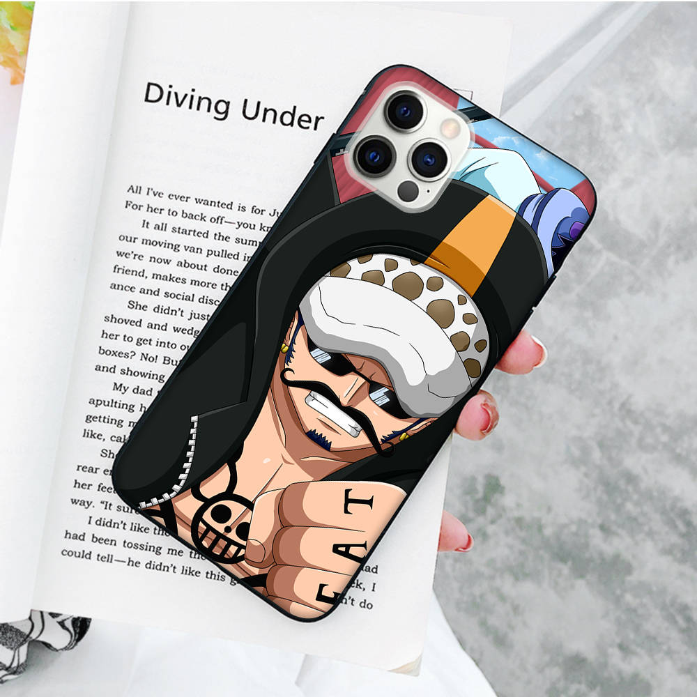 JW60Trafalgar Law черный мягкий чехол для Samsung Note 20 Lite S24 Ultra S23 A03 A05 A06 A11 A71 A15 A16 A13 A24 A25 A33 A52 A53 A50 M55 M35 Plus