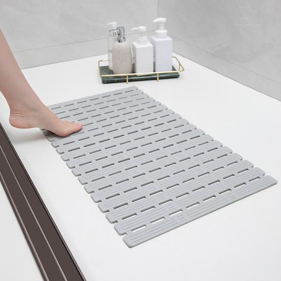 Нескользящий коврик для душа для ванной комнаты, массажный коврик для ног, быстросохнущий, пригодный для машинной стирки, 68*40 см, коврик для ванны