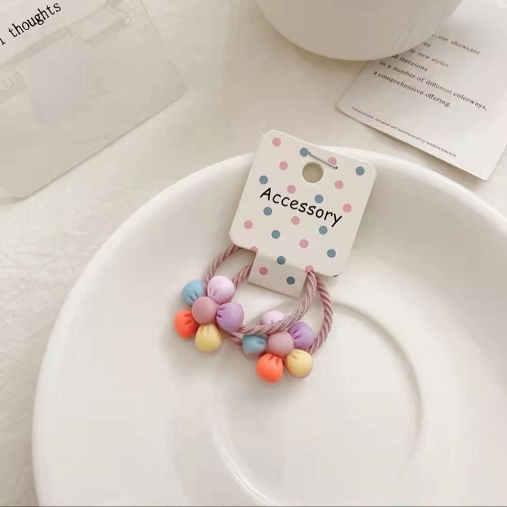 New Bow Cute Rope Children Baby Elastic Hair Rubber Bands Accessories Kids Girl Headband Tie Ring Headwear Scrunchie