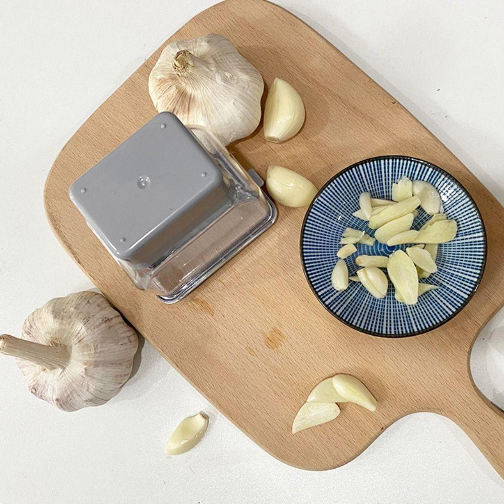 Plastic Manual Garlic Press Slicer Effortless Garlic Smasher Garlic Cloves