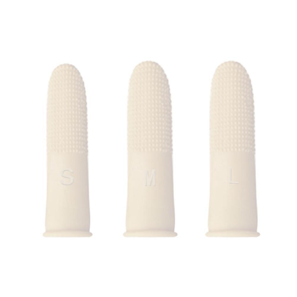 100pcs Disposable Latex Finger Cots Wear Resistant Fingertips Protector Nail Industry