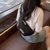 Женская нейлоновая сумка-слинг, повседневная кросс-боди сумка на грудь, легкая поясная сумка, многокарманная сумка через плечо, для путешествий, походов, поясная сумка