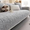 Living Home Non-slip Sofa Cushion Couch Sofa Covers  Winter Shu Velveteen Slipcover Thick Furry Sofa Mats
