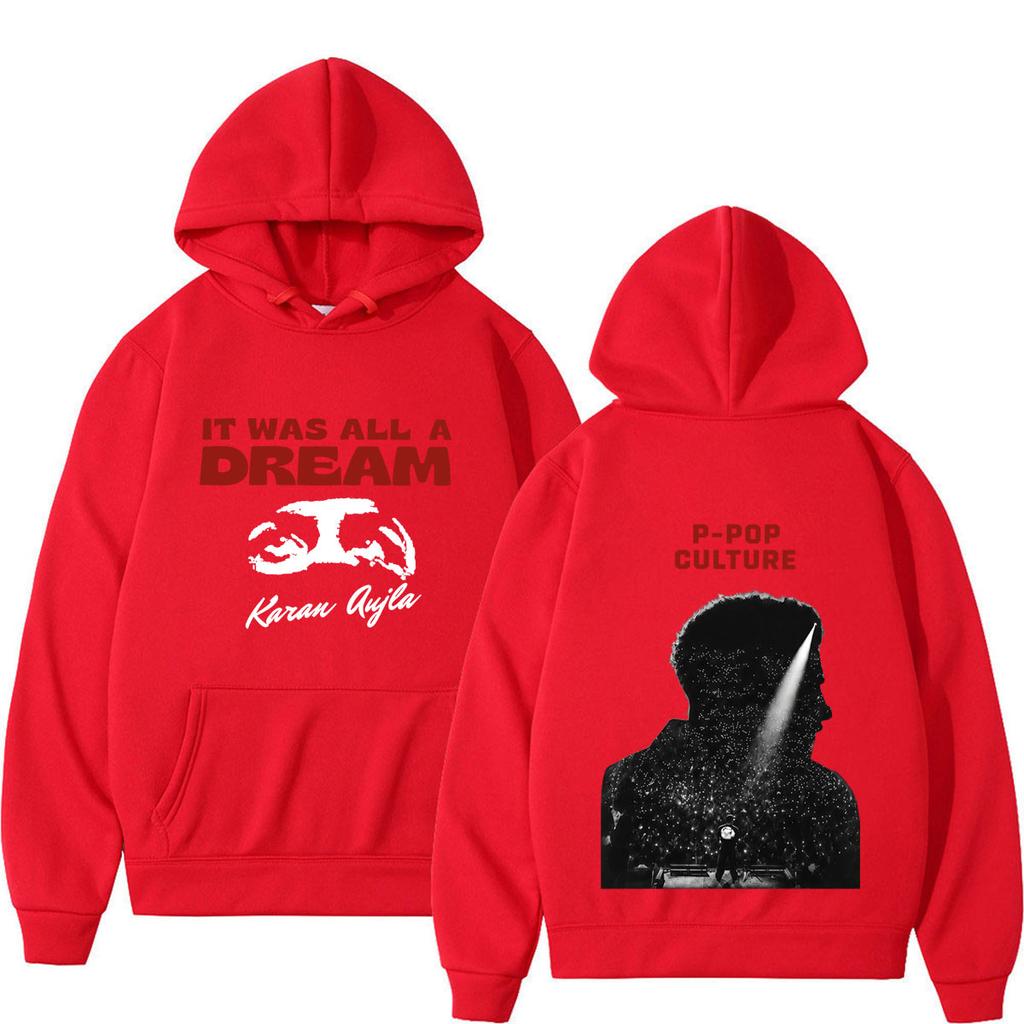 Rapper Karan Aujla P-POP Culture Tour 2026 Graphic Hoodie Unisex Hip-hop Sweatshirt Long Sleeves Casual Fashion Pullover Tops