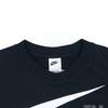 Nike Свитшот Swoosh Ft Crew с большим логотипом, вязаный, с круглым вырезом, черный DD6097-010