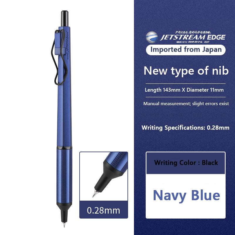 Шариковые ручки Uni SXN-1003 JETSTREAM EDGE Ультратонкая Роскошная Мужская Ручка, Мелкие Заметки Тонкое Письмо Японские Канцелярские Товары