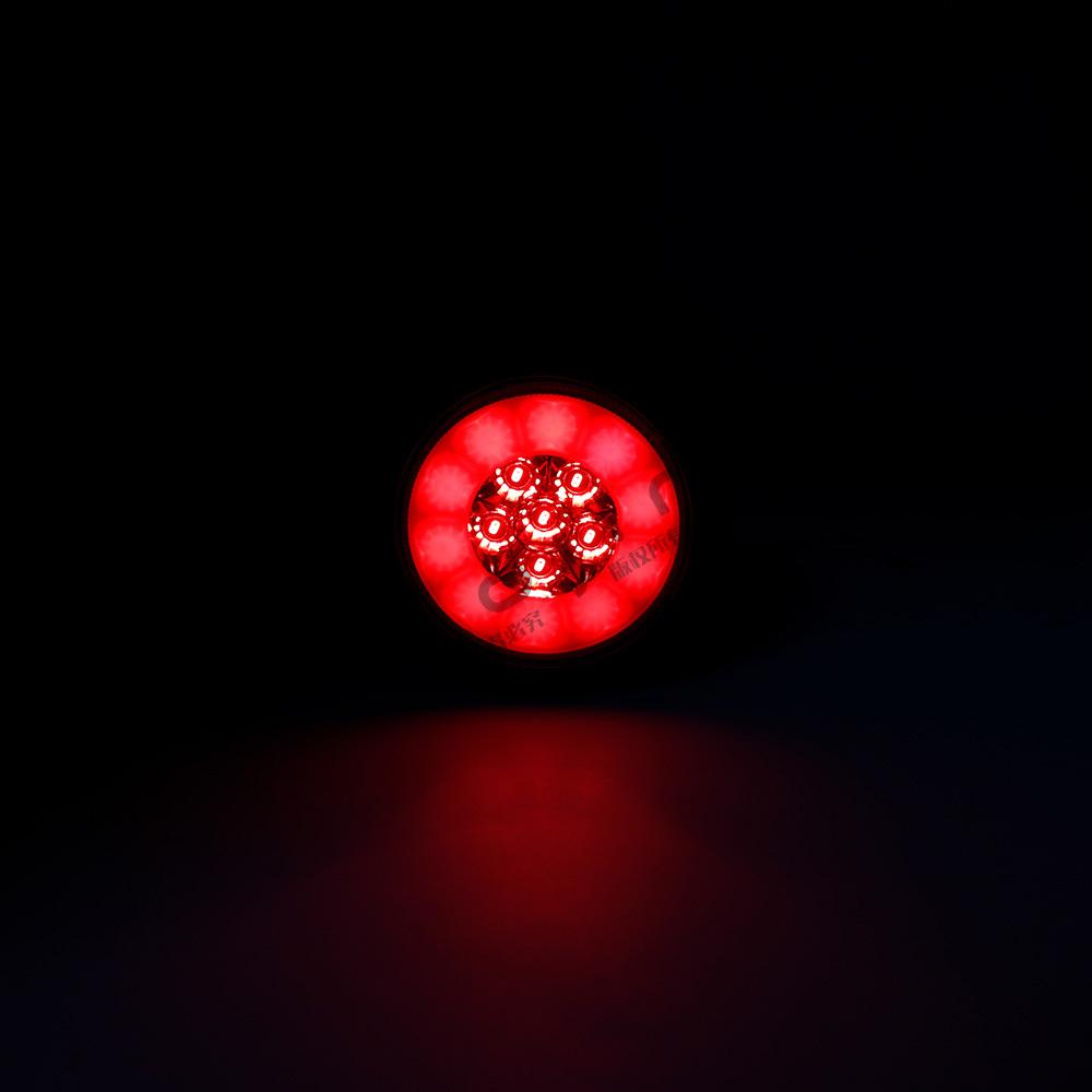 2pcs 12V 24V 4 inch Round LED Tail Lights Car Stop Brake Tail Light lamp Reverse Lamp for Jeep Truck Lorry Pickup 4x4 12V 24V