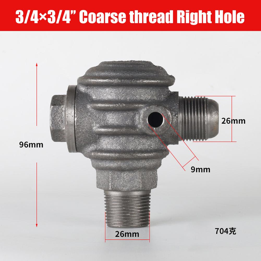 1pc Air Compressor Check Valve 3-Port Cast Iron Copper Male Thread Check Valve Connector Tool For Air Compressor Air Pump