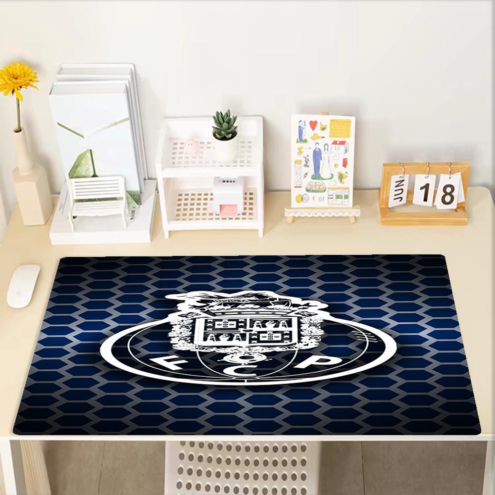 FC Porto Theme Mouse Pad, Non Slip Rubber Base, Multifunctional Office & Home Decor, Perfect for Workspace Personalization.