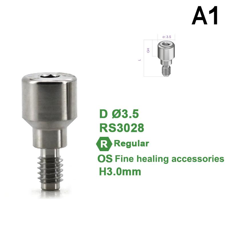 Композитный винт-заглушка для зубного импланта, аксессуары для винта Adin Regular, закрывающий окно трансферный штифт, оборудование для процедуры