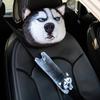 Новинка, подушка для поддержки головы, милая подушка для шеи с собакой и кошкой, автомобильный подголовник, мягкая подушка для подголовника, удобная подушка для автокресла
