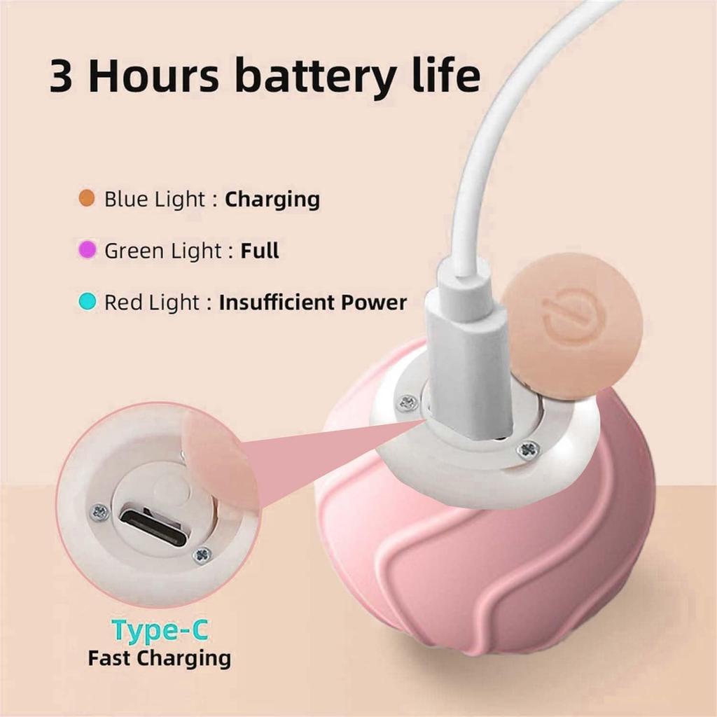 Интеллектуальная интерактивная игрушка для кошек Powerball 2.0 Игрушка для кошек Smart Cat Ball избавляет от скуки, защищает от укусов, тихий компаньон, привлекает кошек