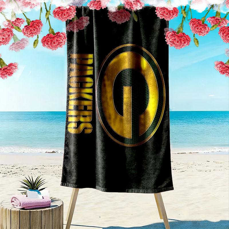 Steelers logo Print Beach Towel, Large Soft Quick Dry Towel for Beach Camping Swimming