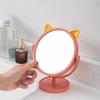 Single-Sided Vanity Makeup Mirror Cat Ear Shape Table Makeup Mirror New Dressing Mirror  Bathroom