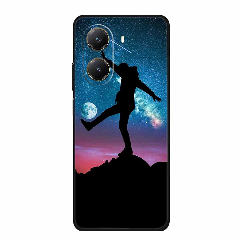 Чехол для Poco X7 Pro X 7 Pro Черный силиконовый мягкий чехол для телефона Для Xiaomi Redmi Turbo 4 Pro Задняя крышка Чехол Turbo4 Pro Funda