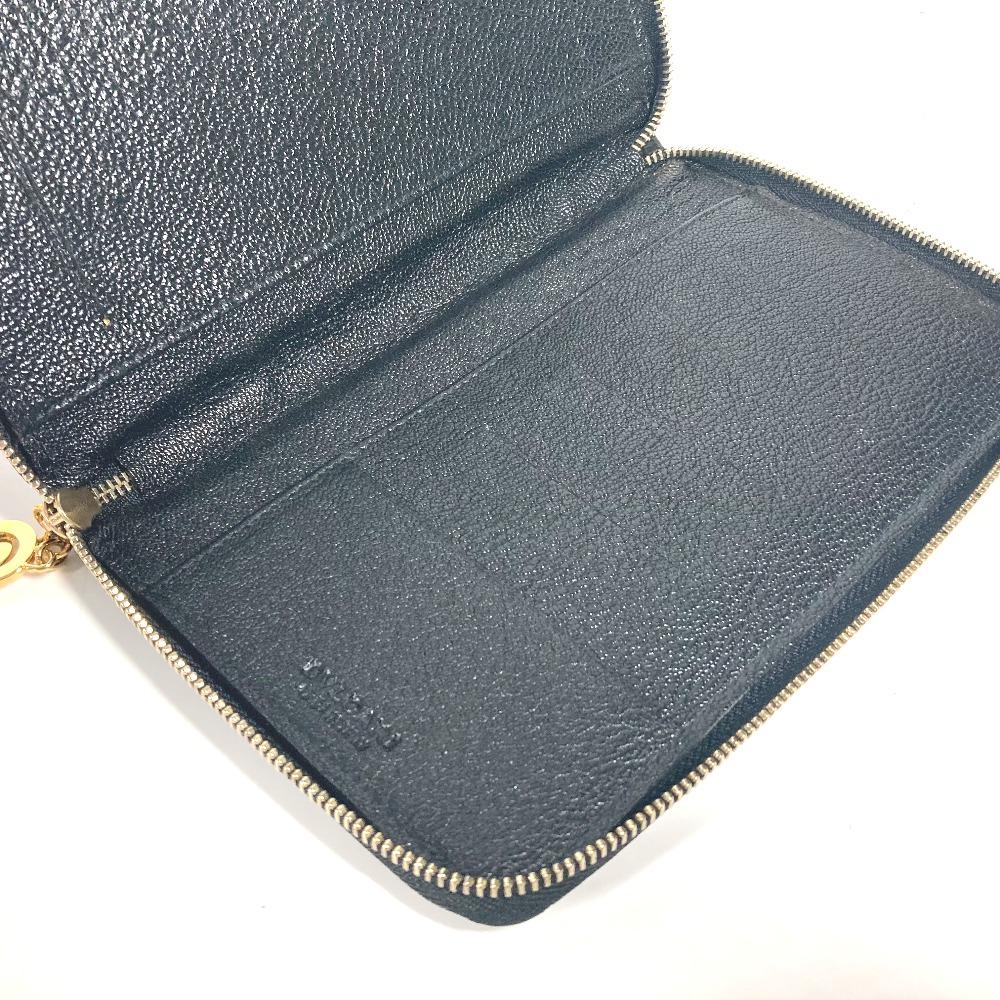 BVLGARI Zip Around Double coin Bvlgari Bvlgari logo System Notebook cover