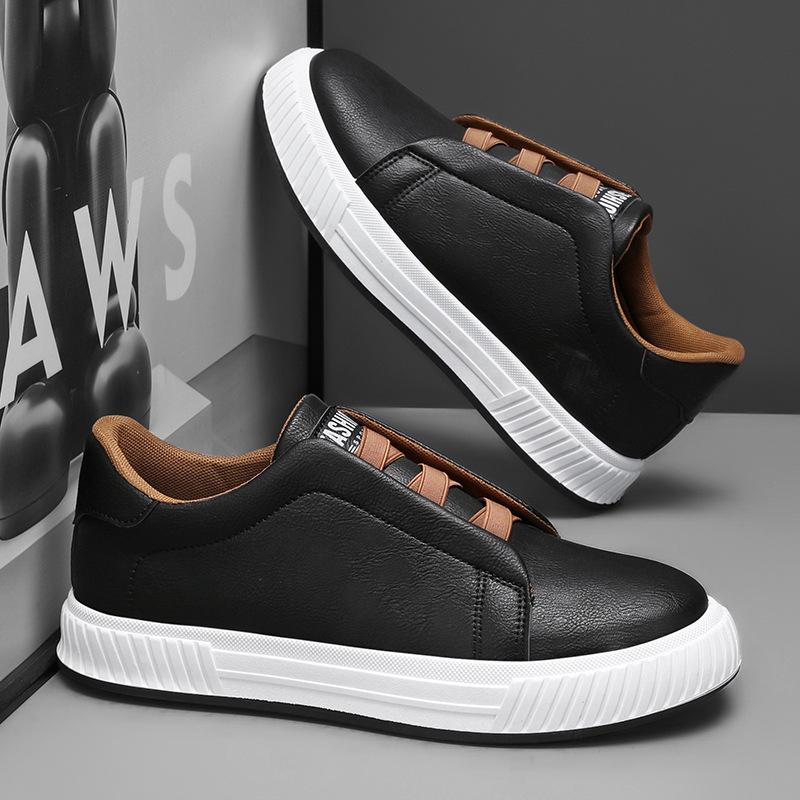 Новые повседневные туфли и кожаные туфли на весну 1999 года. Универсальная и индивидуальная мужская обувь в корейском стиле. Обувь для скейтбординга. Модные и трендовые белые туфли.