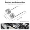 36Pcs Steel Replacement Dethatcher Tine Increase Cutting Replacement Scarifier Tine Part Optimize Weed Control for Greenworks