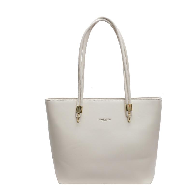 Большая сумка женская весенне-летняя новая модная простая сумка-тоут большой вместимости модная сумка через плечо для通勤