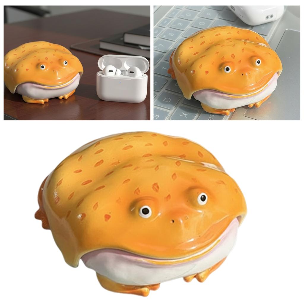 Некрасивая лягушка Ручная работа Чехол для наушников Airpod 4/pro 3/Pro 2 Креативный Милый Забавный Лягушка Чехол для защиты наушников Подарок для друзей