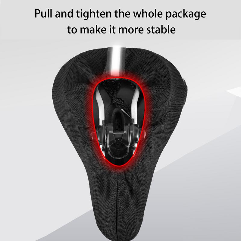 Велосипедное сиденье, силиконовый 3D-гелевый чехол на седло для горного велосипеда, мягкая мягкая подушка, дышащий чехол для подушки