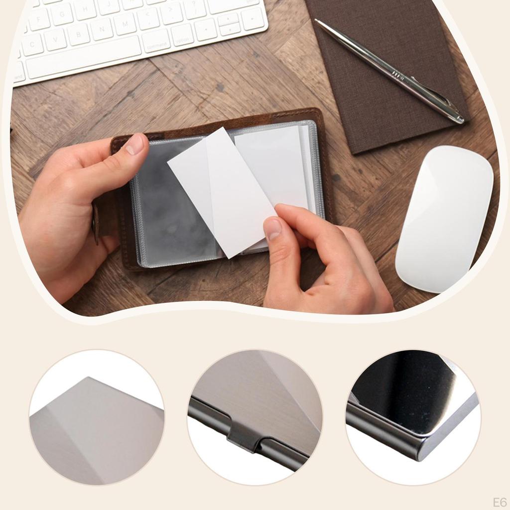 Футляр для визиток для мужчин и женщин, Универсальный, Портативный, Органайзер для подарков, Кошелек для визиток