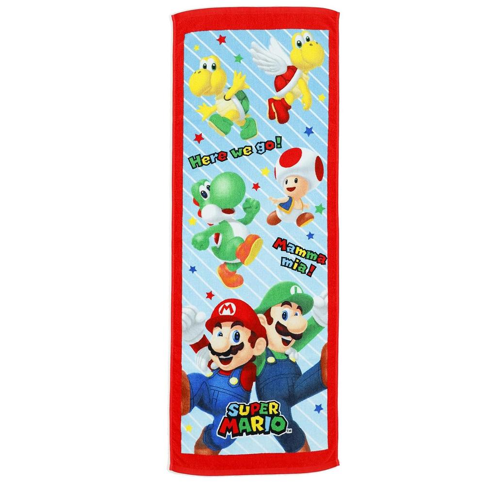 Marushin Банное полотенце Детское Марио Nintendo Super Brothers Свежие Члены Пляж Море Бассейн Летний Персонаж Мальчики Плавание Обработка УФ-защитой