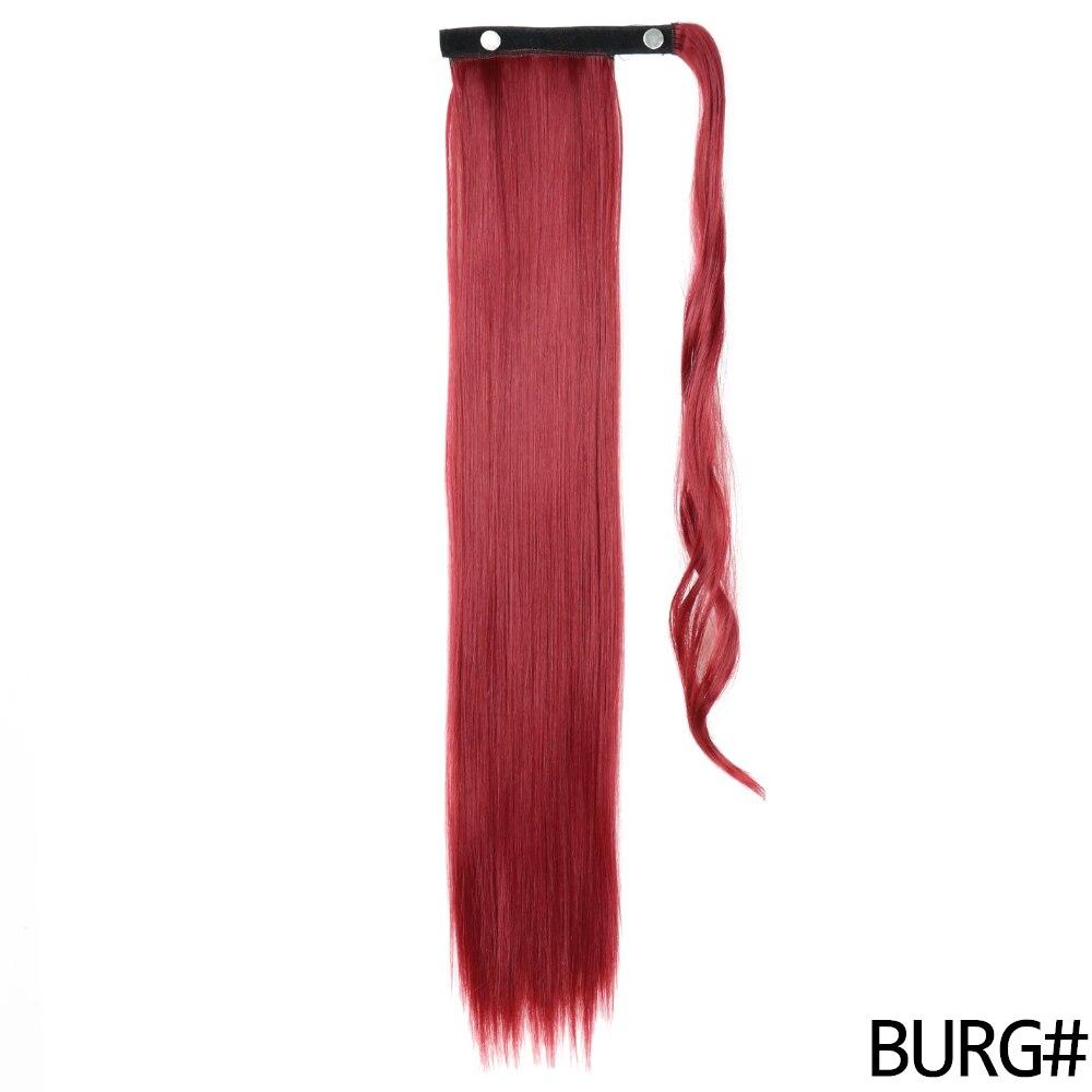 MERISIHAIR Длинные волнистые волосы для наращивания, синтетическое волокно, длинные волнистые прямые волосы на заколке, повседневная одежда, хвост для женщин