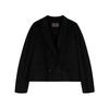 LESS Women's Wool Blend Loose Fit Suit Jacket