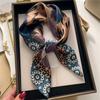 70 * 70cm New Silk Small Square Scarf For Women'S Neck Protection Professional Scarf Versatile Hair Tie Headscarf Scarf
