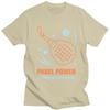 Padel Power Padel Tennis Player T Shirt for Unisex Pure Cotton Tshirt Casual Sumer Style Short Sleeve Tee Shirt Loose Fit