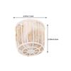 2Set Bird Nesting Material Set Cotton and Jute Blend for Small Birds Breeding Nesting Comfortable Cage Garden Safe