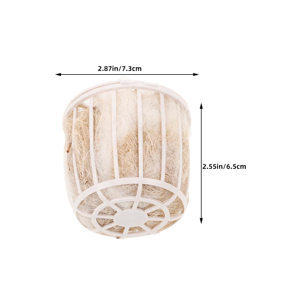 2Set Bird Nesting Material Set Cotton and Jute Blend for Small Birds Breeding Nesting Comfortable Cage Garden Safe
