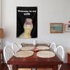 Welcome to My Crib Cute Duck Flag Teen Girl Boys College Room Dorm Decor Cool Stuff Funny Anime Flags for Room Home Decorations Posters Tapestry for