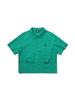 BBC EARTH [Jasper] Pocket Snap Short Sleeve Anorak_Green