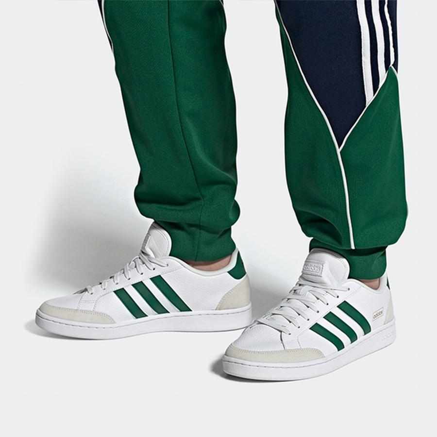 adidas Grand Court Se Cloud White Collegiate Green Orbit Grey FW6688
