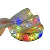5m LED Ribbon Christmas Tree Ornaments for Home DIY Bows Light String Navidad New Year 2025 Fairy Lights Christmas Decoration