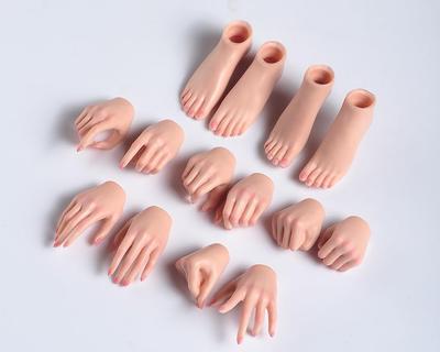 [TOYBARJAPAN] Аксессуары для фигурок масштаба 1/6 ANT Красивое женское тело TP305 7шт Готовый набор милых кулаков и ног (Нормальная кожа)