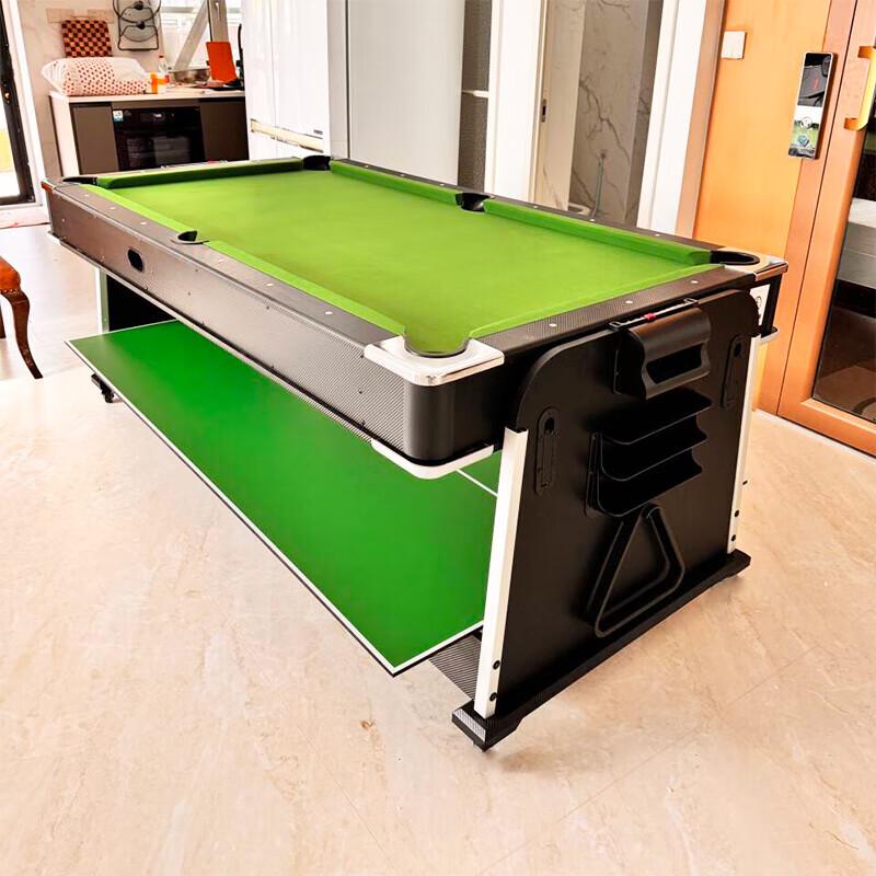 7-Foot 4-in-1 Multi-Game Table with Billiards, Ping Pong, Air Hockey & Conference Top