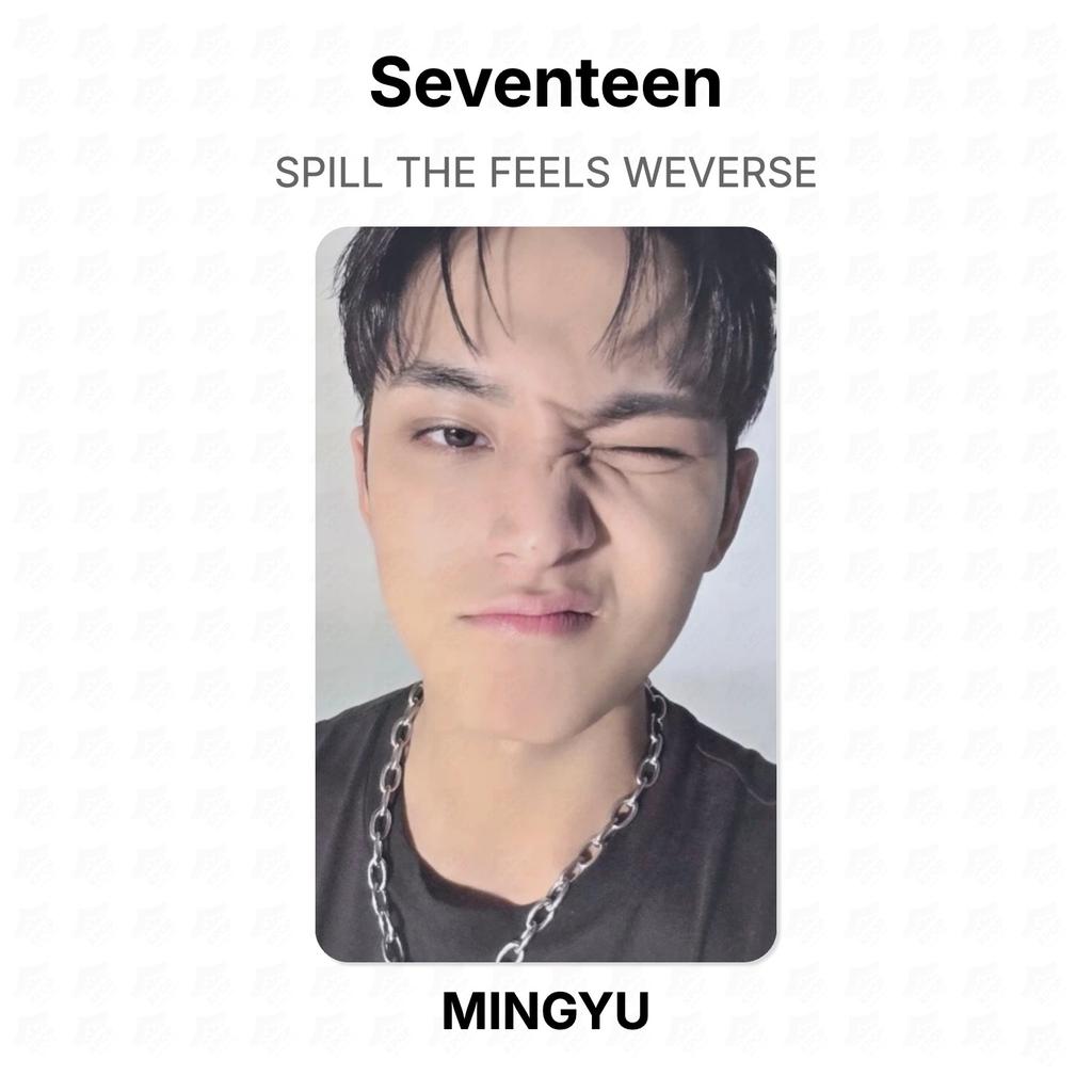 Seventeen SPILL THE FEELS WEVERSE Официальная фотокарточка