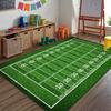 Football Carpet Interesting Sports Noise Scene Design Machine Anti-slip Printing Washable Reduction Playing Football