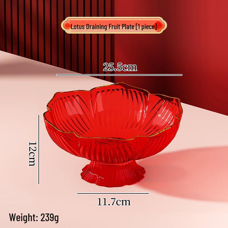 Elegant Two-Tier Fruit & Candy Serving Platter