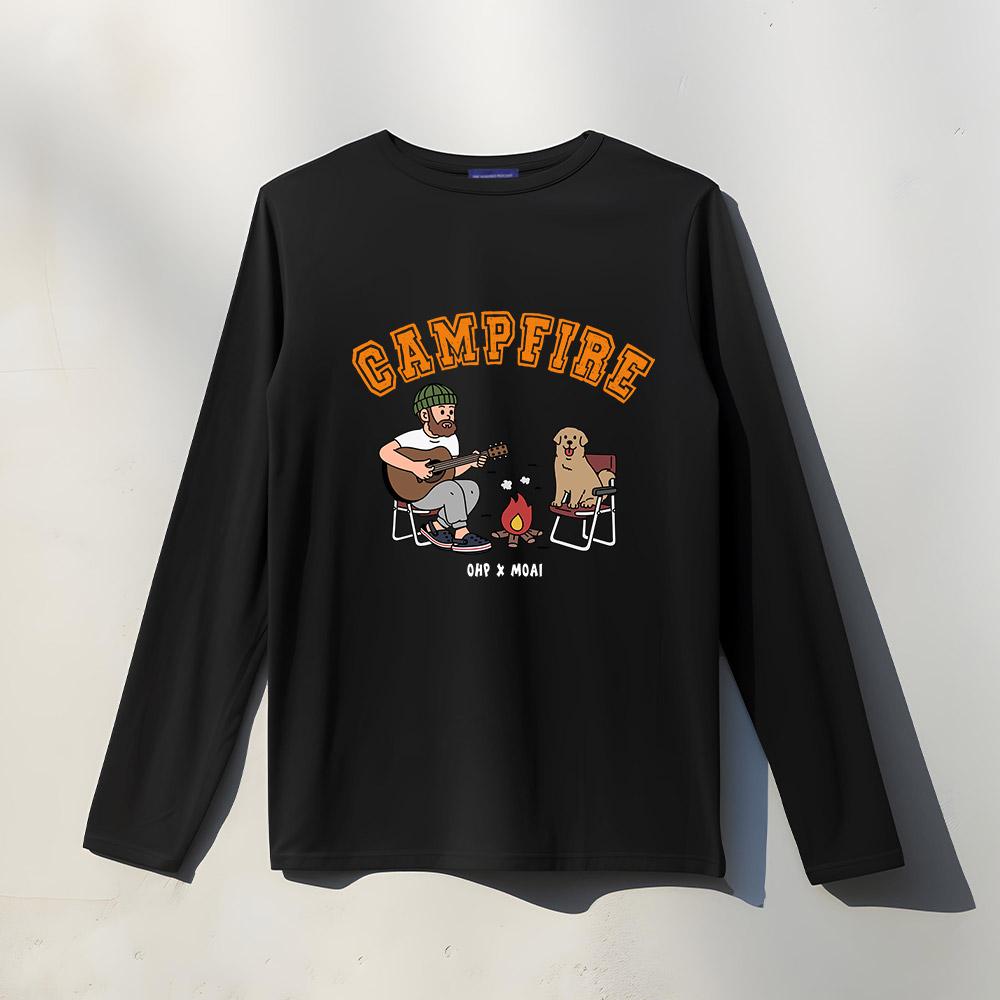OHP Ohp X Moai Camping Basic Long Sleeve T-Shirt