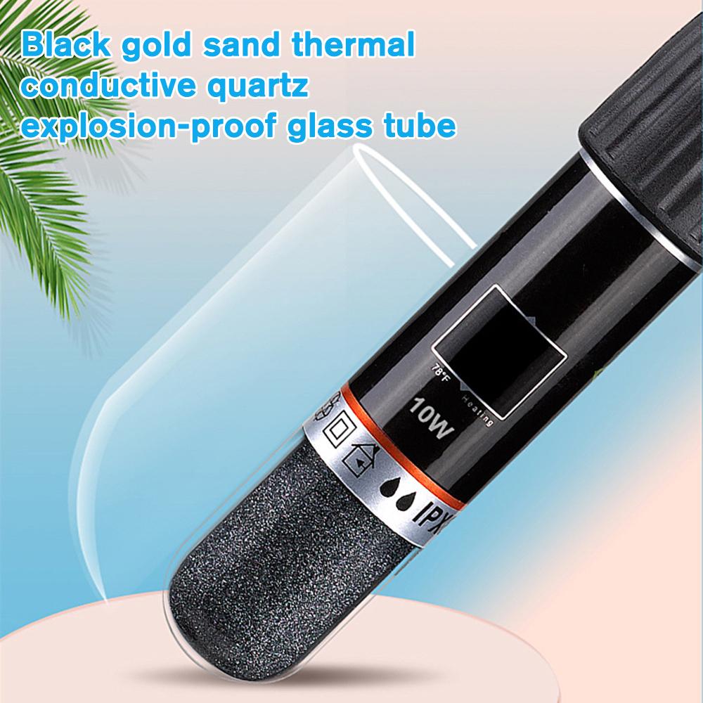 Aquarium Heater 10W Fish Tank Heater Mini Usb Submersible Constant 48°F(26°C) Rod Temperature Heating Thermostat Heater