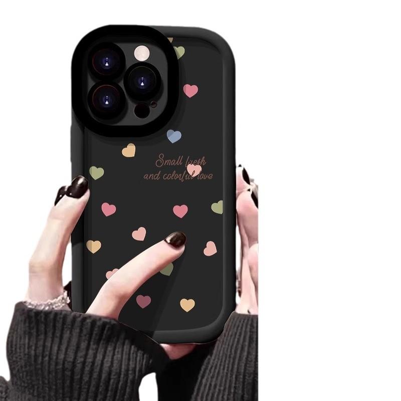 Радужный чехол Love Applicable Apple 15promax для мобильного телефона с рисунком iPhone 14pro Skin Feeling Puff 13