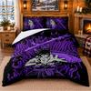 Sasuke Uchiha Pattern Bedding 3Pcs Set Bed Sheet And Pillowcases For Indoor Bedroom