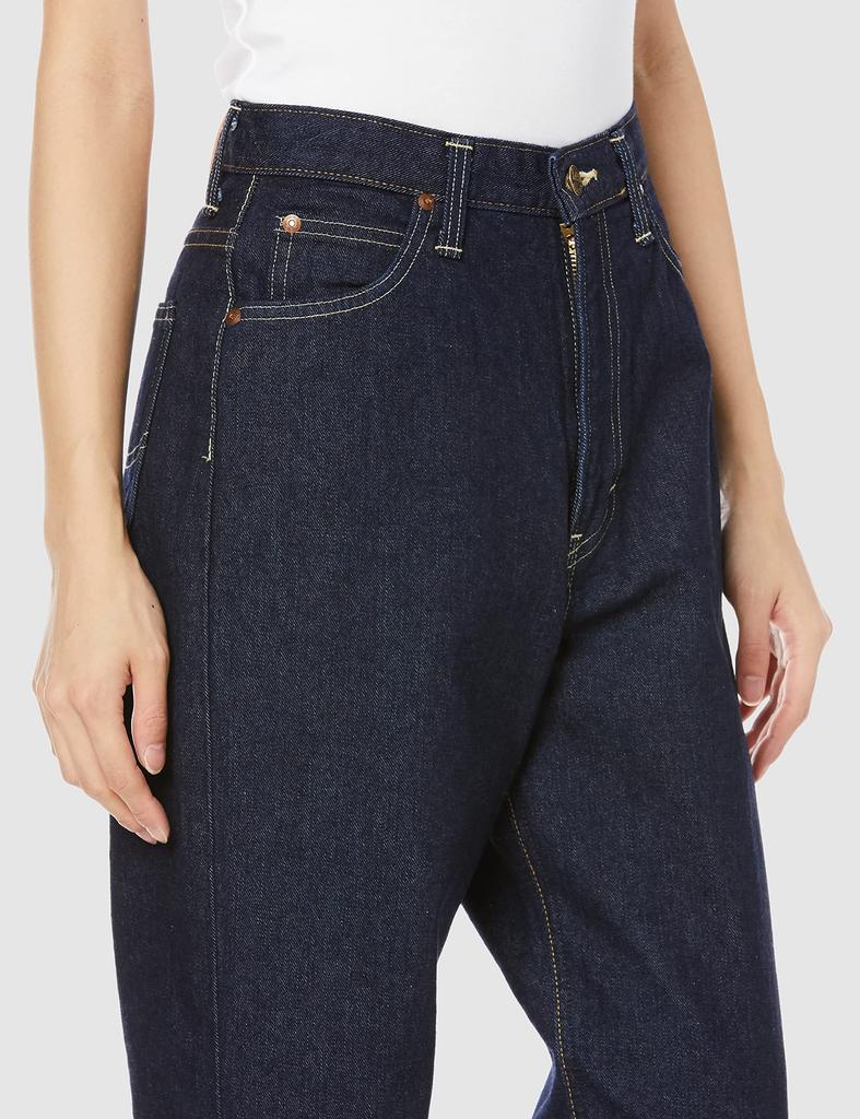 Lee RINSE S Straight Denim LL2651 Women's High-Waisted Jeans,