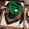 Korean-Style Magnetic Buckle Square Scarf: Women's Winter Neck Warmer & Fashionable Pendant Accessory