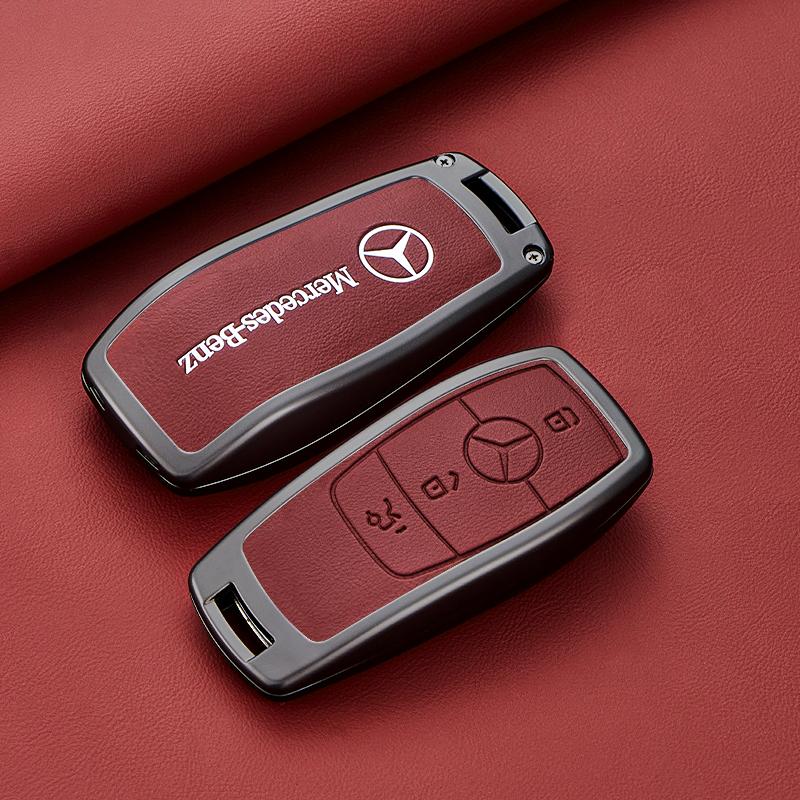 Key Fob Cover for Mercedes Benz EQS450 2024, Key Fob Case for Benz EQE350 S580 C300 C-ClassSmart key accessories ZK9